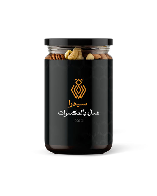 عسل بالمكسرات
